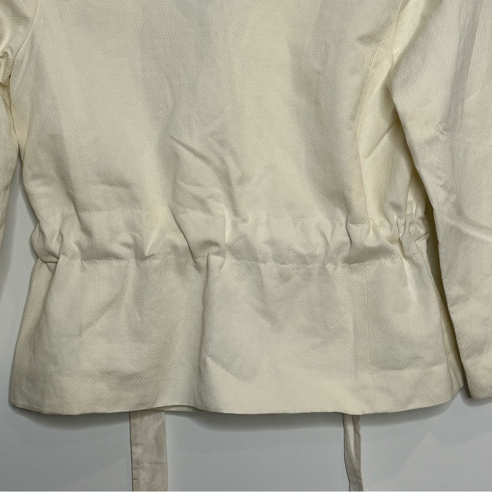 Theory Cream Collarless Jacket - image 7